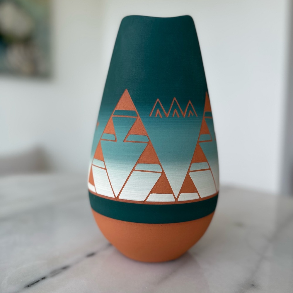 Artisan Sioux Pottery Vase